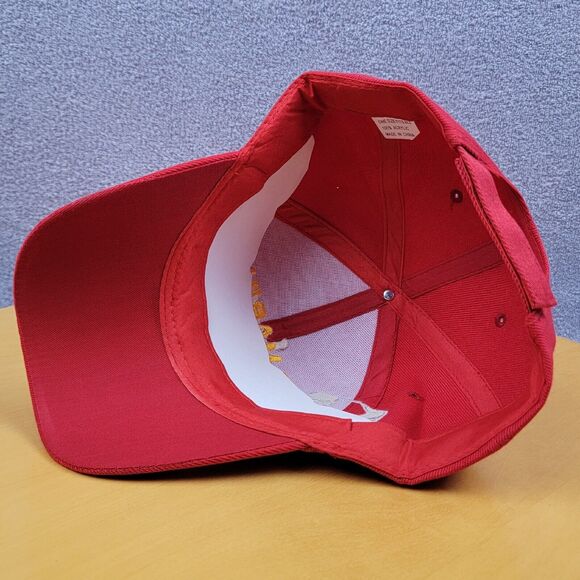 USMC Cigar Smoking Bulldog & Shadow Trucker Hat Red US Marine Corps Adjustable - Picture 13 of 16